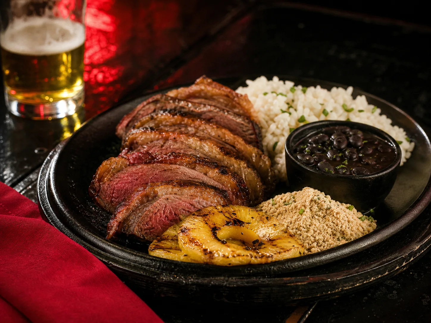 Picanha na brasa